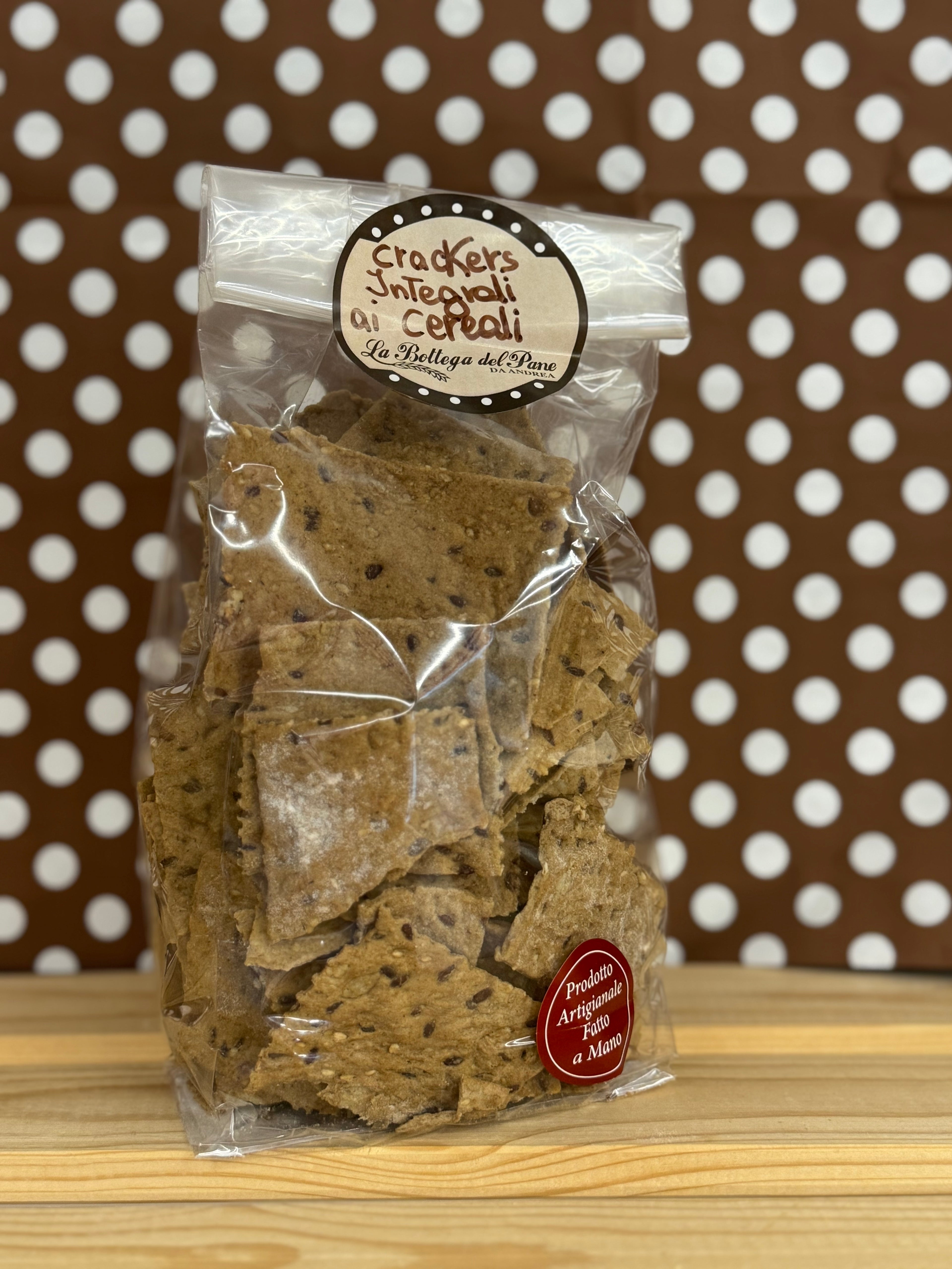 Crackers integrale ai cereali