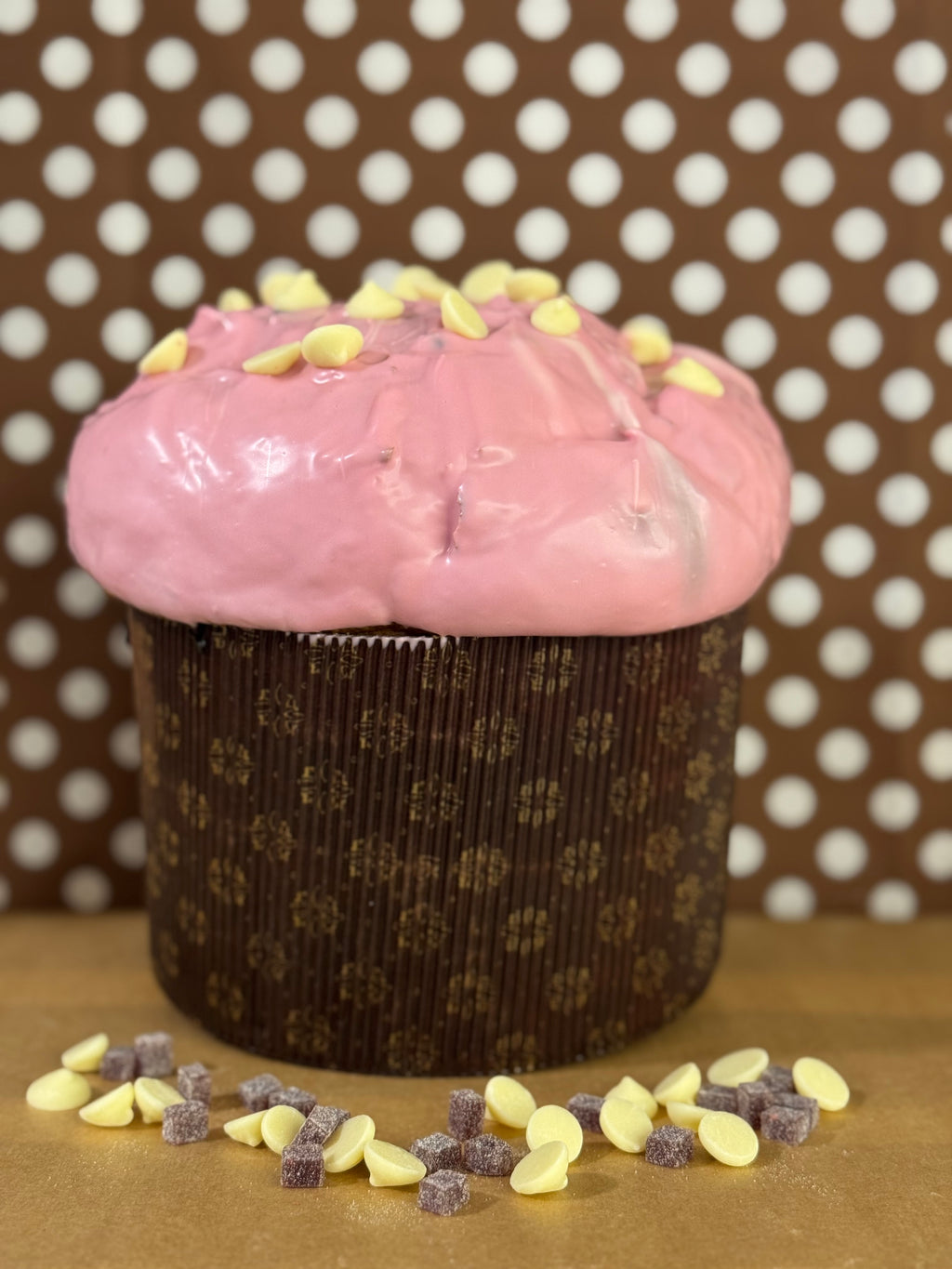 Panettone Frutti Rossi e Cioccolato Bianco